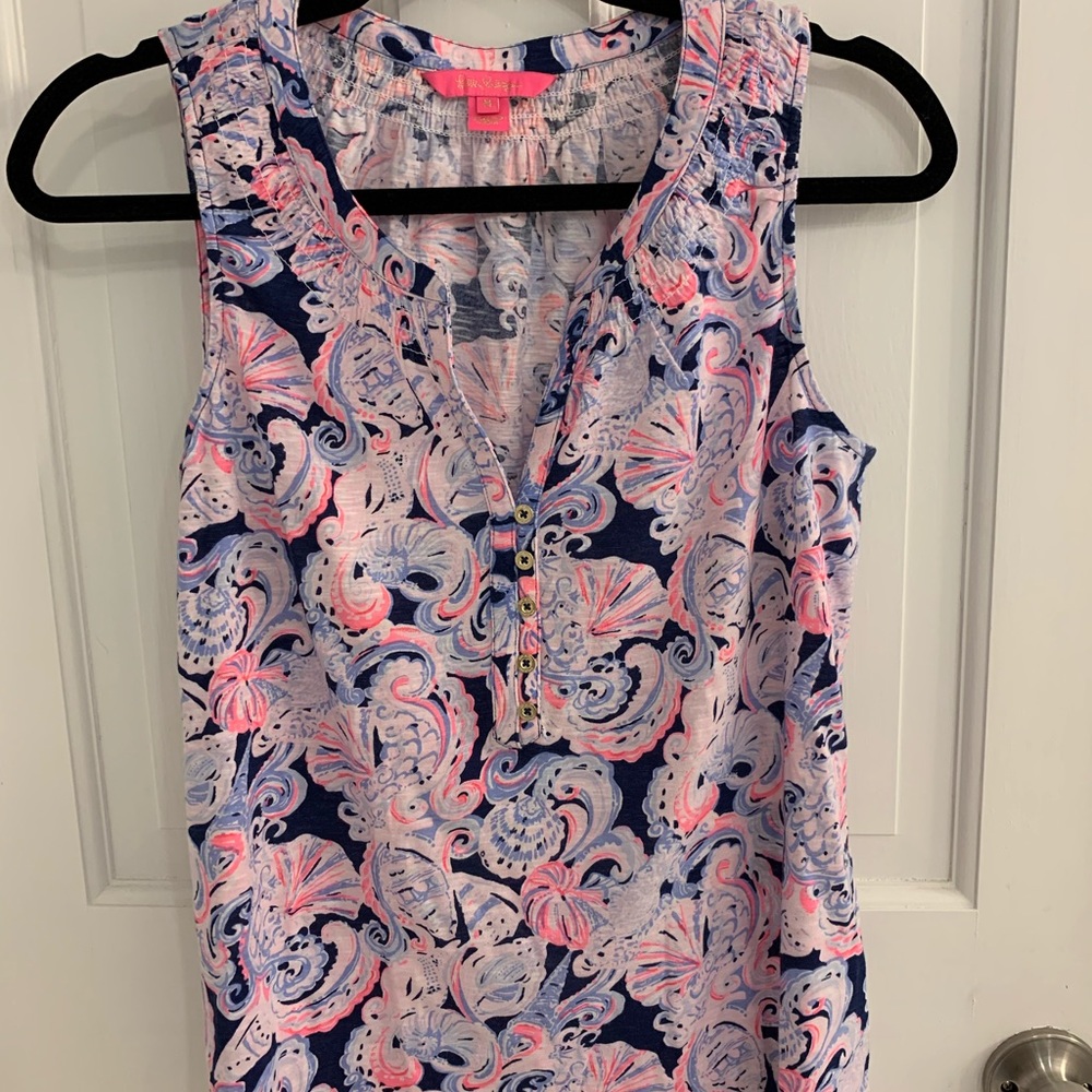 Lily Pulitzer Essie Tank Top medium - EUC